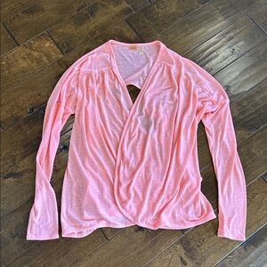 Zella Coral Long Sleeve Top